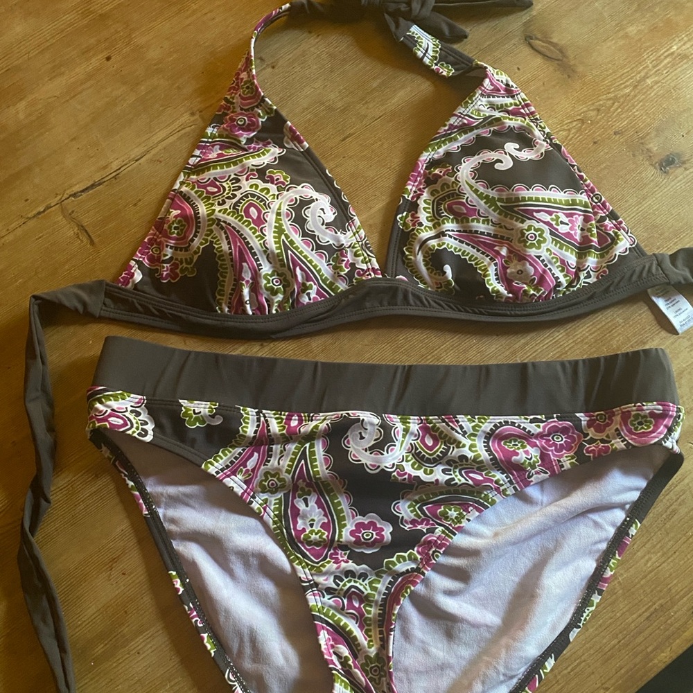 Athleta 2 piece bikini size large